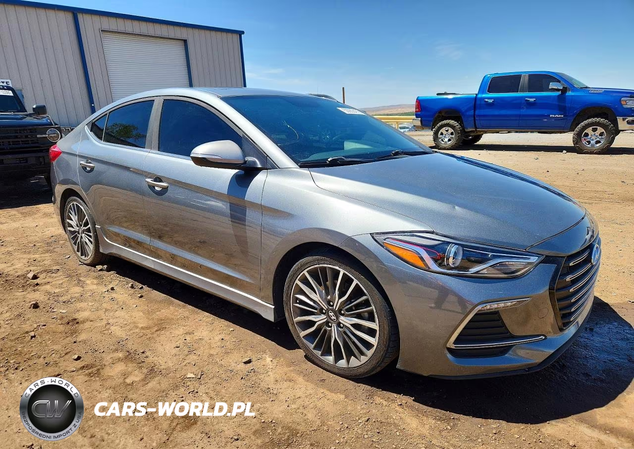 2018 Hyundai Elantra Sport VIN:KMHD04LBXJU614601 - 4