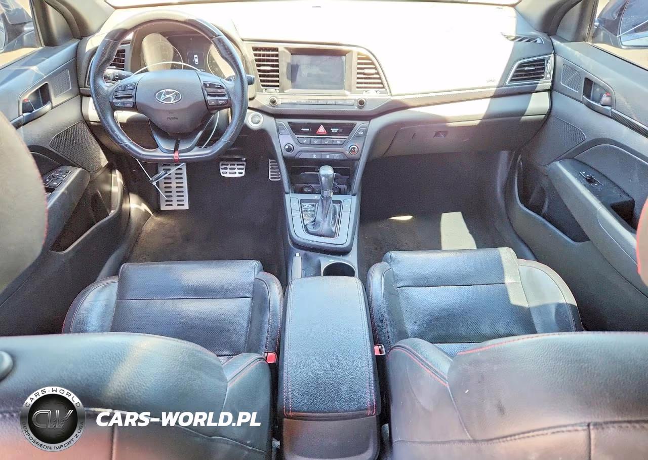2018 Hyundai Elantra Sport VIN:KMHD04LBXJU614601 - 8