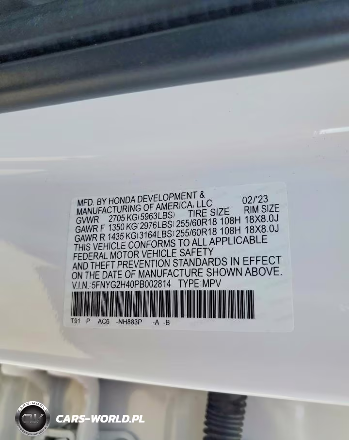 2023 Honda Pilot Exl VIN:5FNYG2H40PB002814 - 14