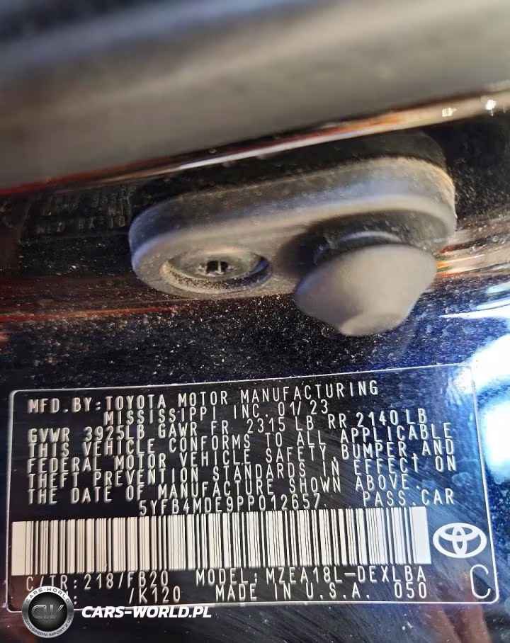 2023 Toyota Corolla Le VIN:5YFB4MDE9PP012657 - 13