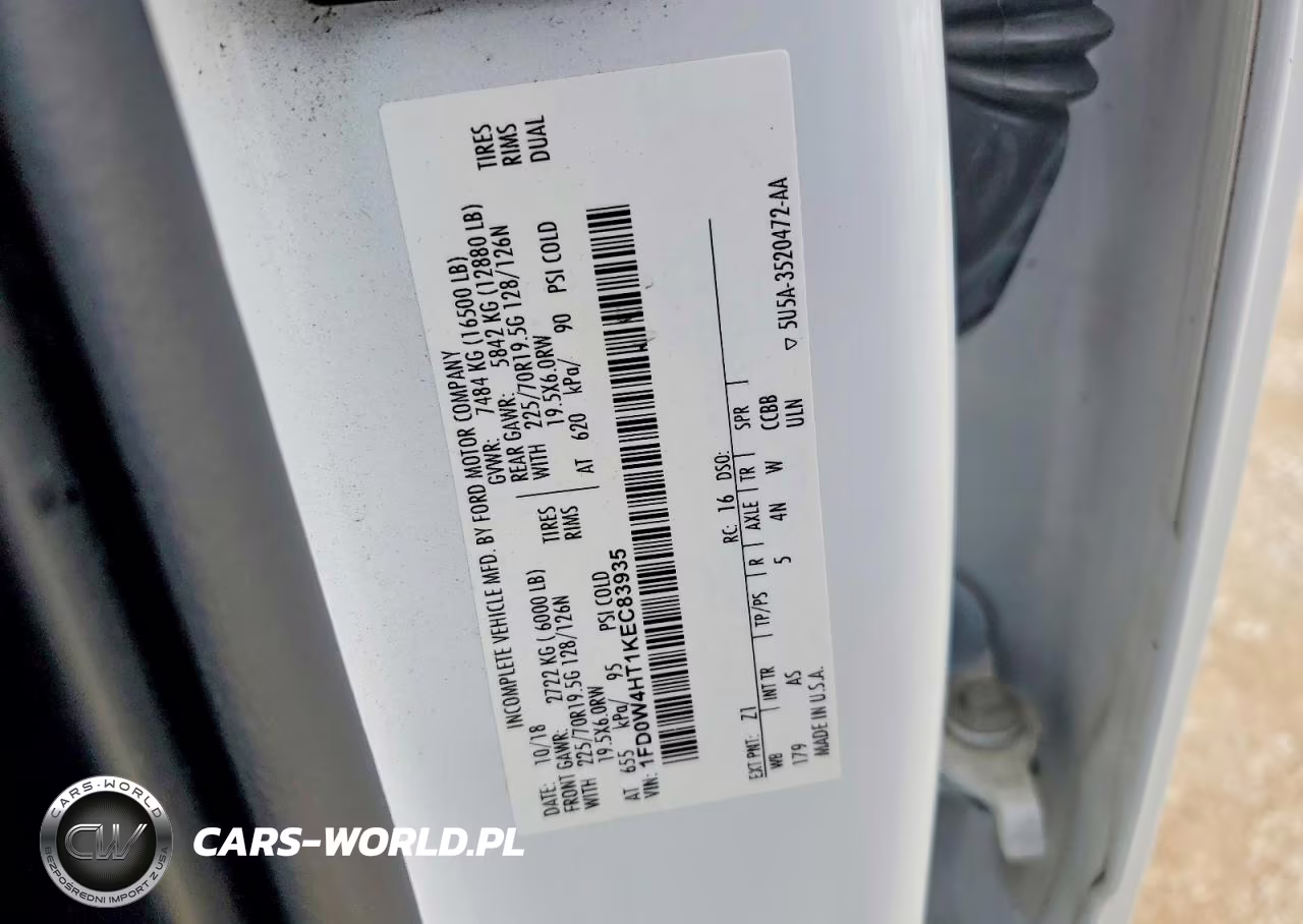 2019 Ford F450 Super Duty VIN:1FD0W4HT1KEC83935 - 12