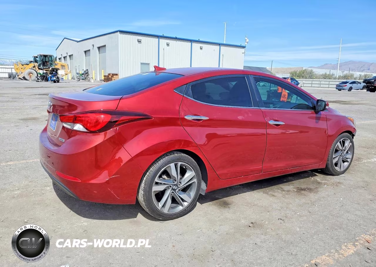 2015 Hyundai Elantra Limited VIN:5NPDH4AE5FH590705 - 3