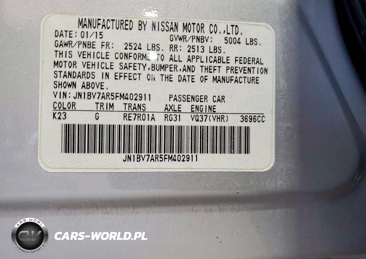 2015 Infiniti Q50 Premium VIN:JN1BV7AR5FM402911 - 13