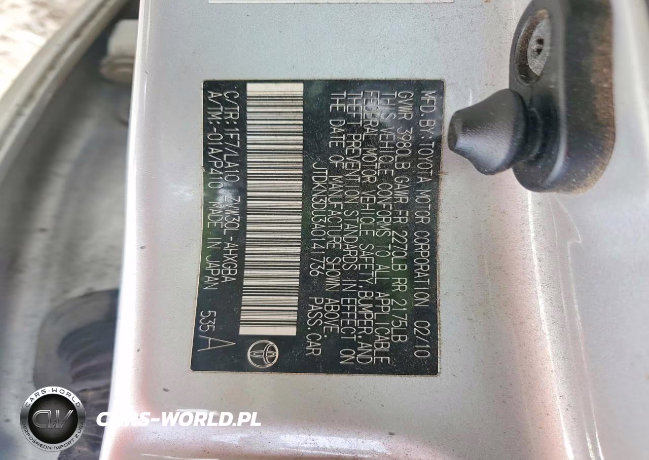 2010 Toyota Prius Iv VIN:JTDKN3DU3A0141736 - 12