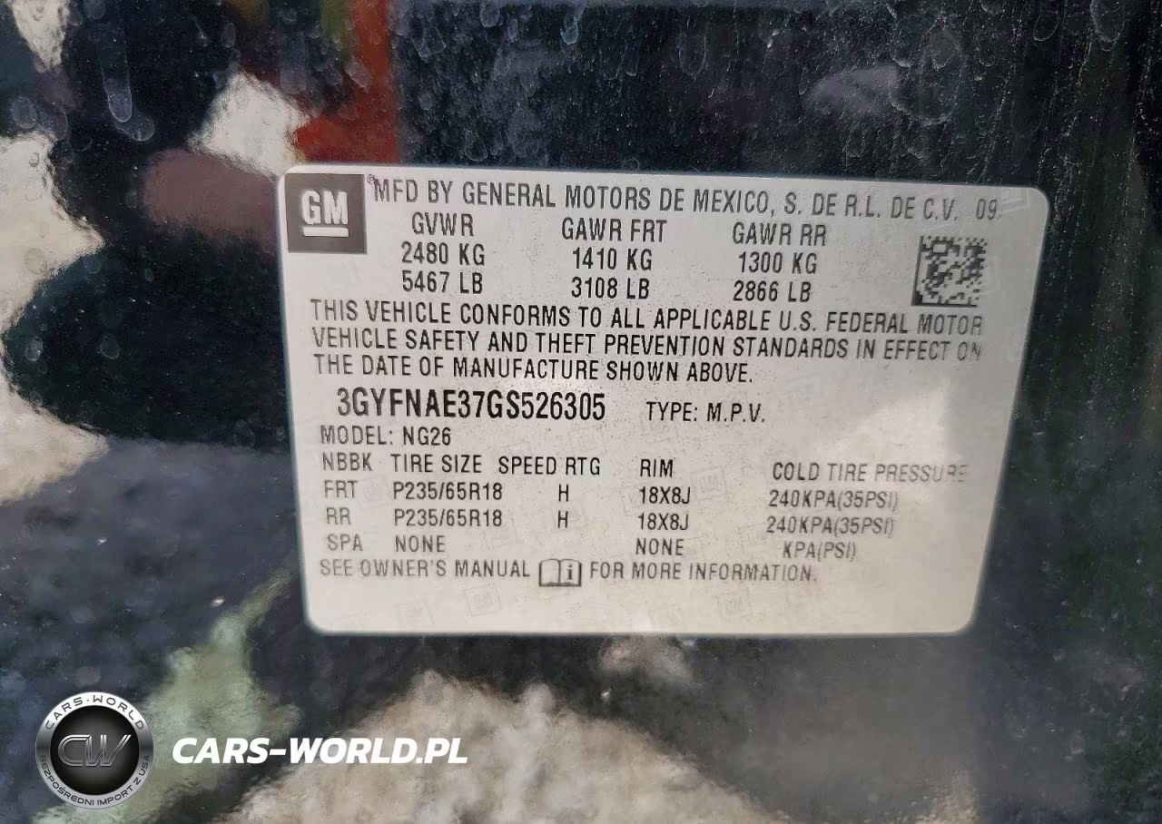 2016 Cadillac Srx VIN:3GYFNAE37GS526305 - 14