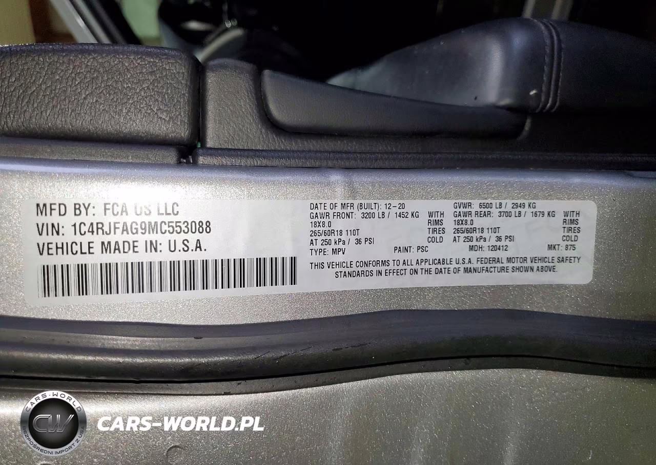 2021 Jeep Grand Cherokee Laredo VIN:1C4RJFAG9MC553088 - 13