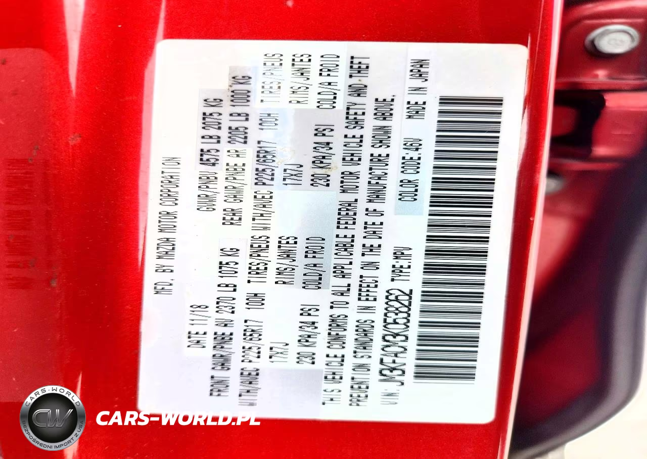 2019 Mazda Cx-5 VIN:JM3KFACM3K0538262 - 14
