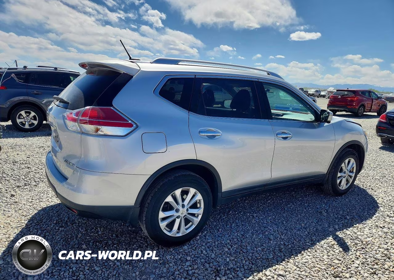 2015 Nissan Rogue Sv VIN:KNMAT2MV4FP506170 - 3