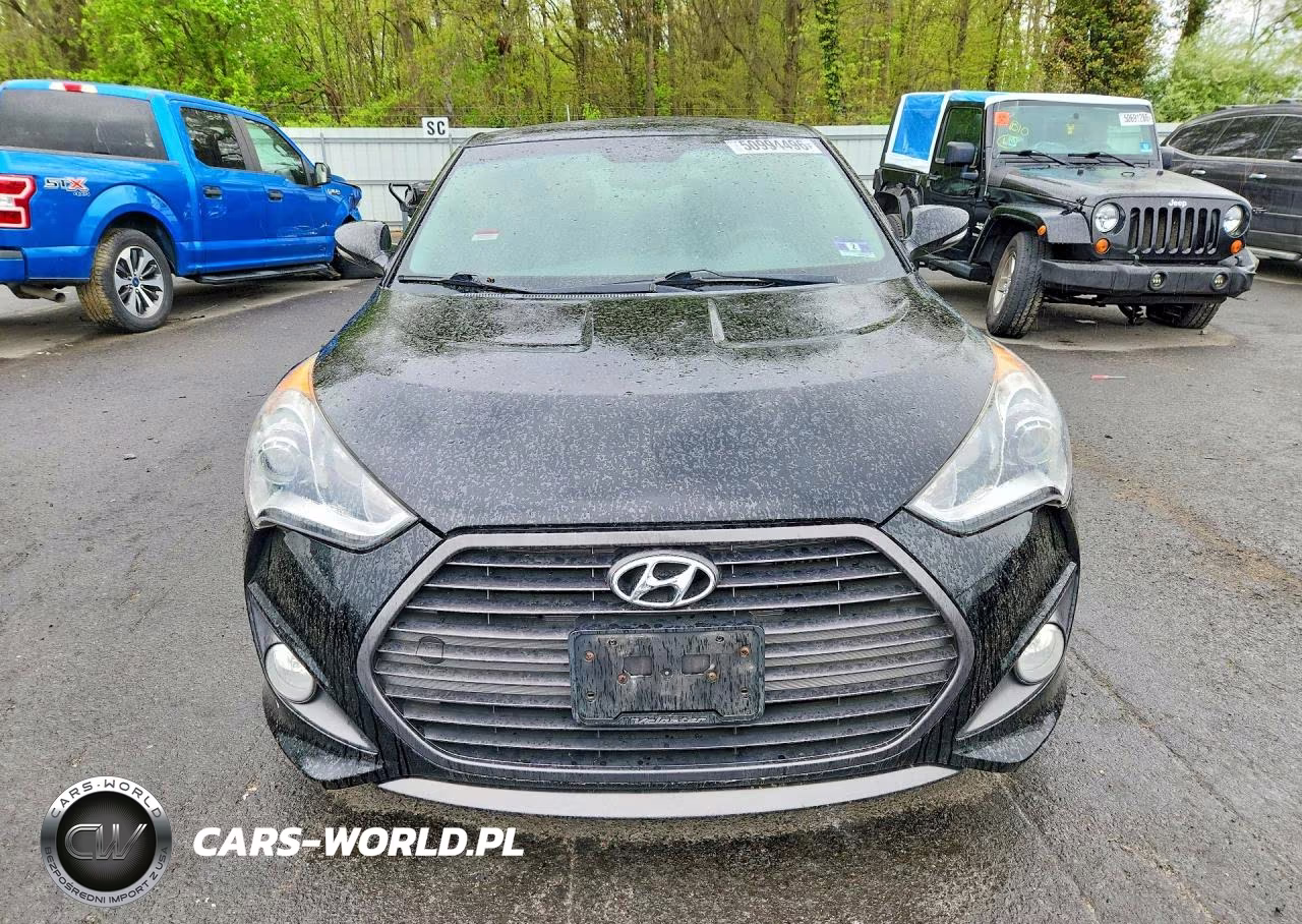 2013 Hyundai Veloster Turbo VIN:KMHTC6AE3DU083077 - 5