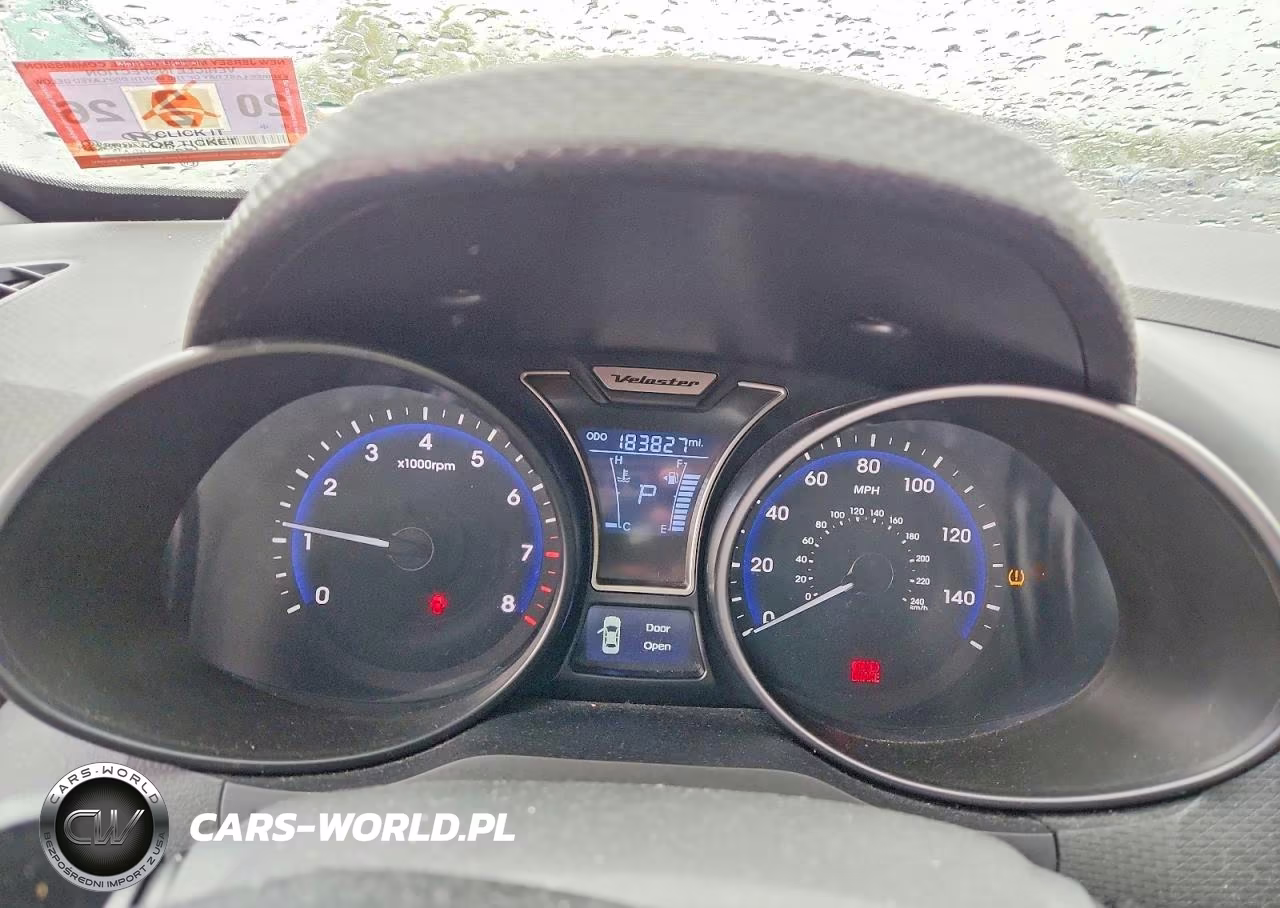 2013 Hyundai Veloster Turbo VIN:KMHTC6AE3DU083077 - 9
