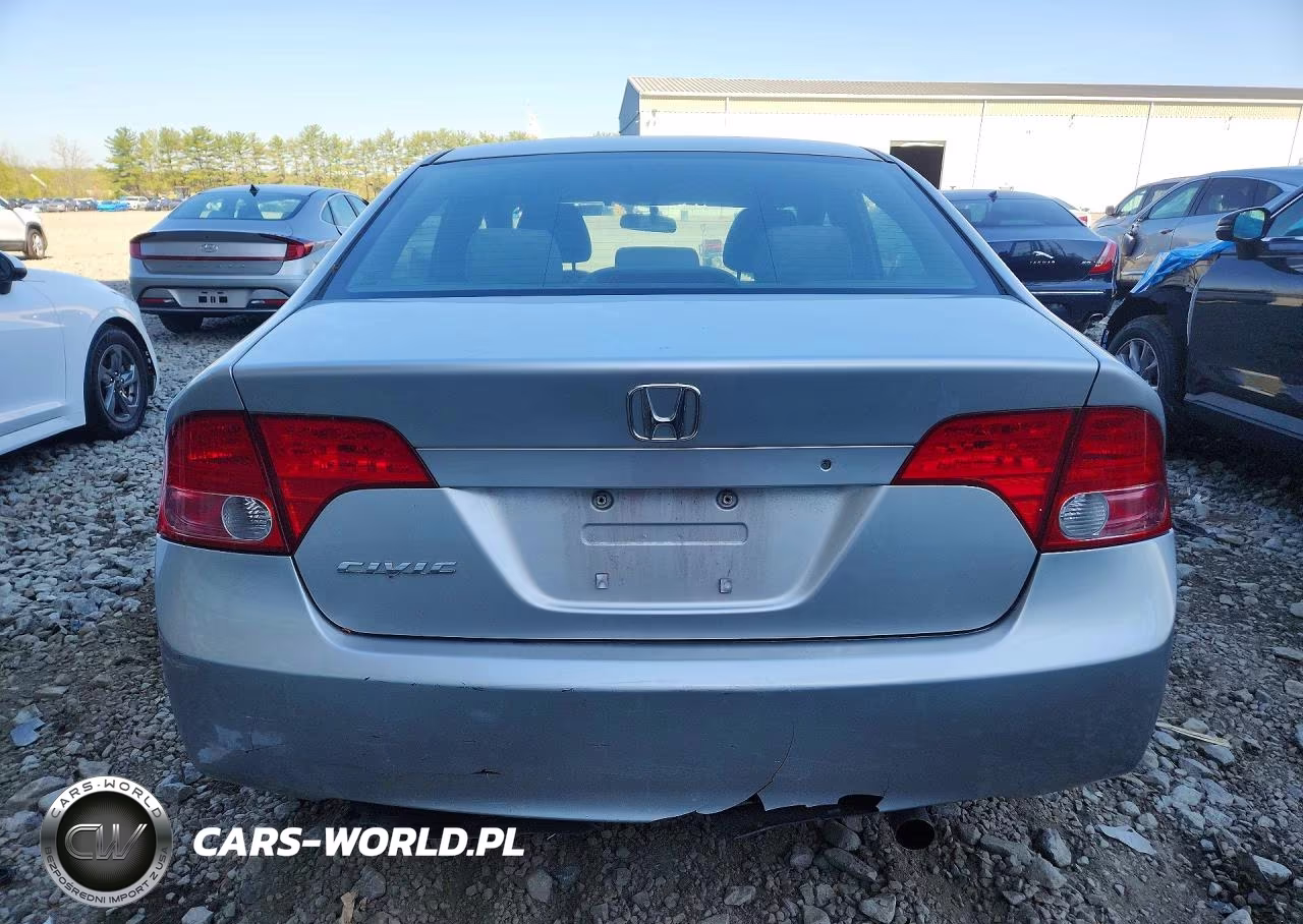2007 Honda Civic Lx VIN:1HGFA16597L037123 - 6