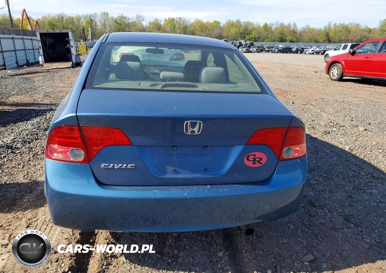 2007 Honda Civic Lx VIN:1HGFA16587L055502 - 6