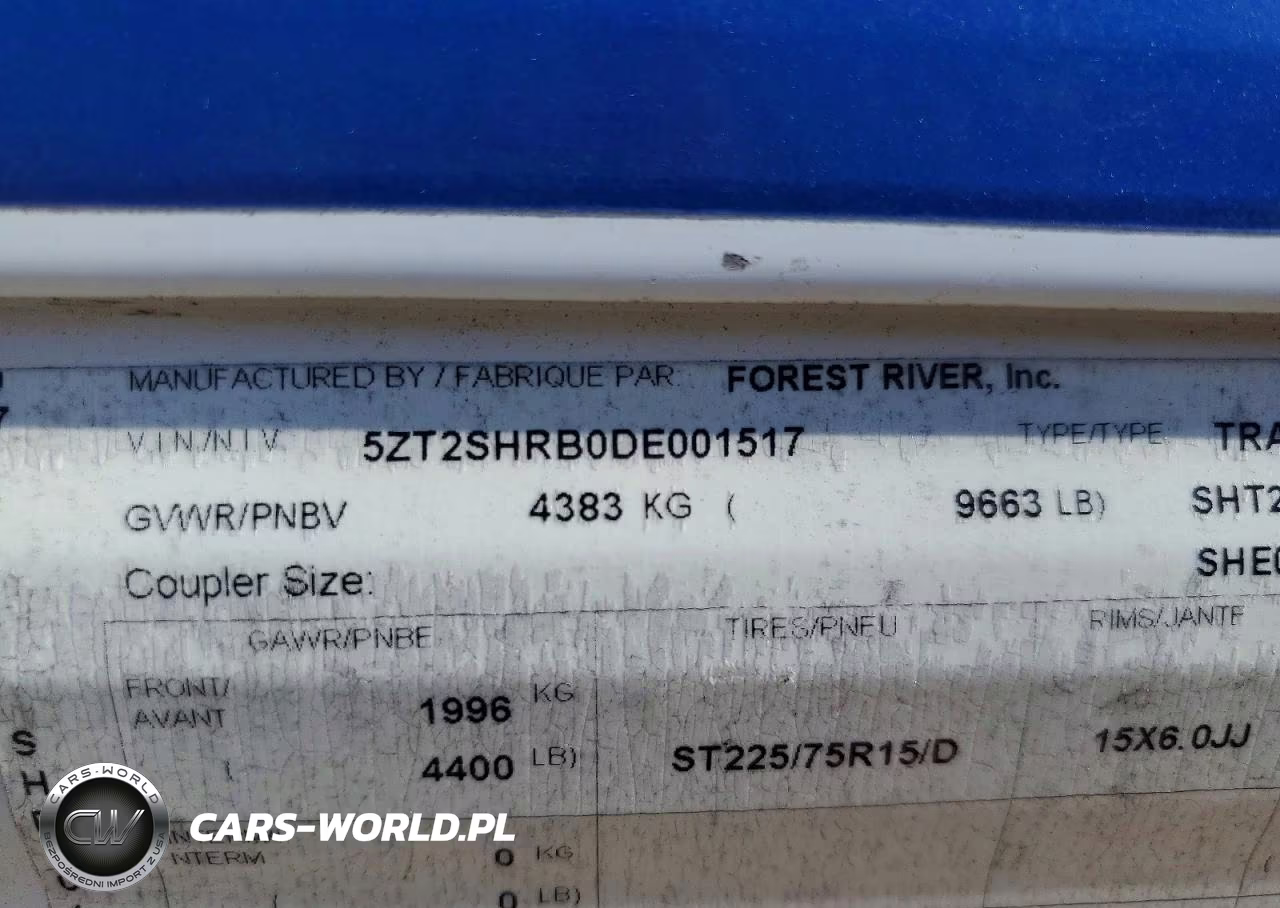 2013 Forest River Shasta Revere Camper VIN:5ZT2SHRB0DE001517 - 8