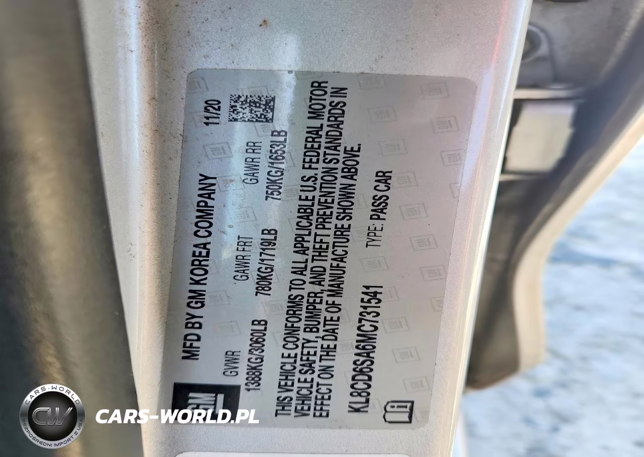 2021 Chevrolet Spark 1Lt VIN:KL8CD6SA6MC731541 - 12