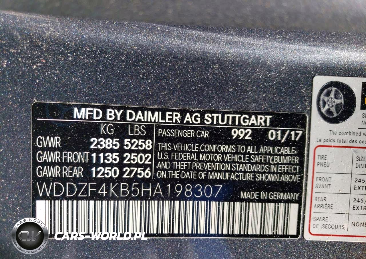 2017 Mercedes Benz E VIN:WDDZF4KB5HA198307 - 12