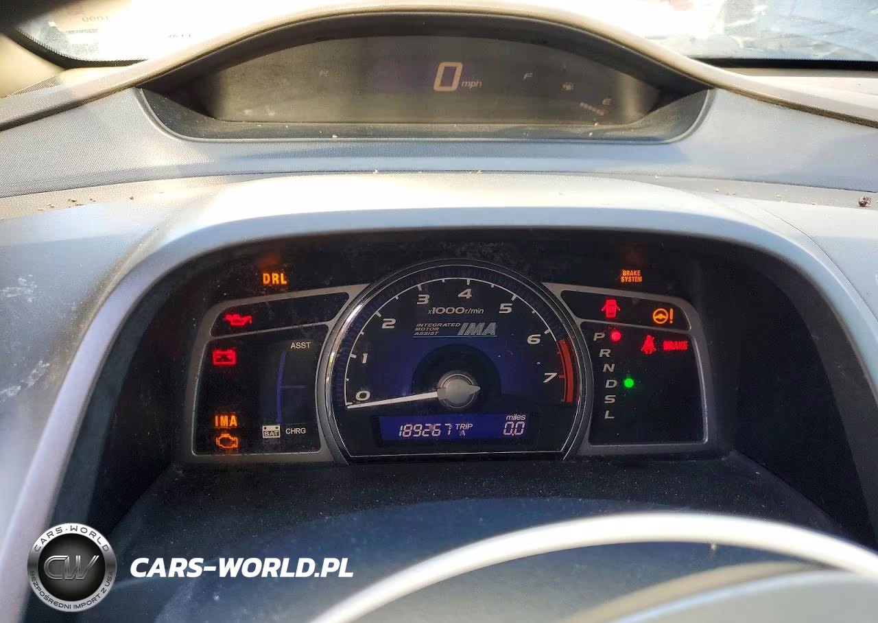 2008 Honda Civic Hybrid VIN:JHMFA362X8S011099 - 9