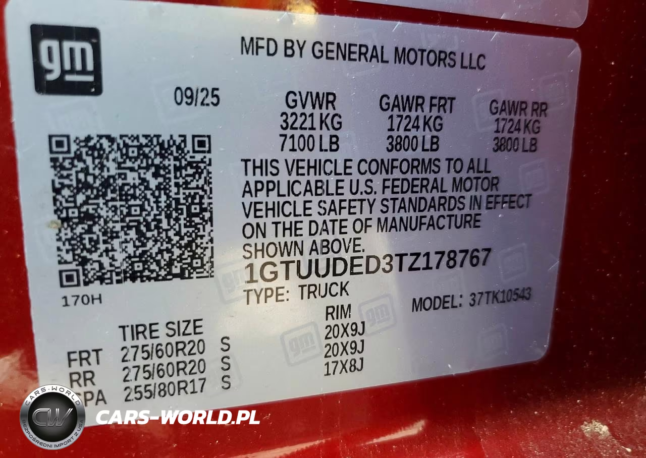 2026 GMC Sierra K1500 Slt VIN:1GTUUDED3TZ178767 - 12