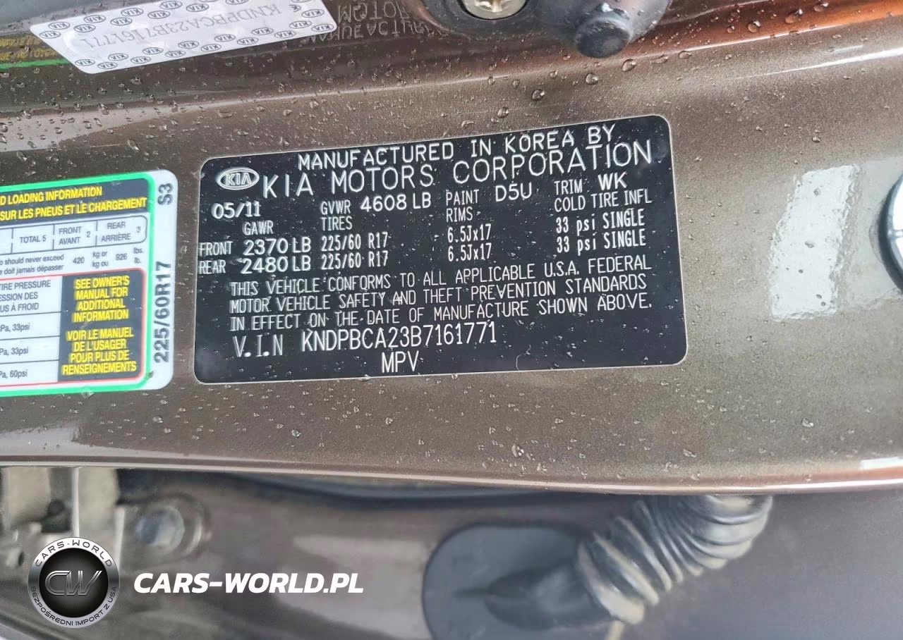 2011 Kia Sportage VIN:KNDPBCA23B7161771 - 14