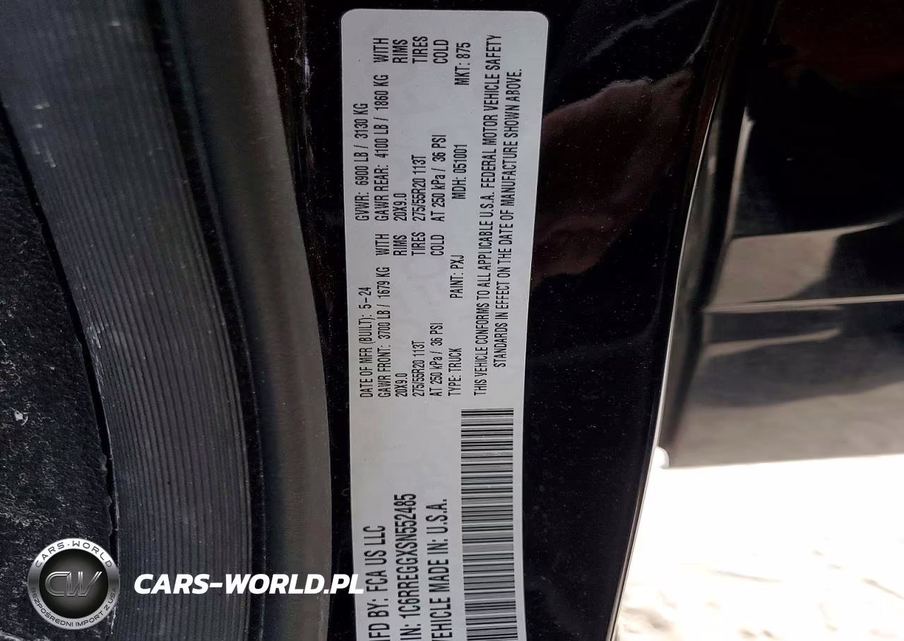 2025 Ram 1500 Tradesman VIN:1C6RREGGXSN552485 - 12