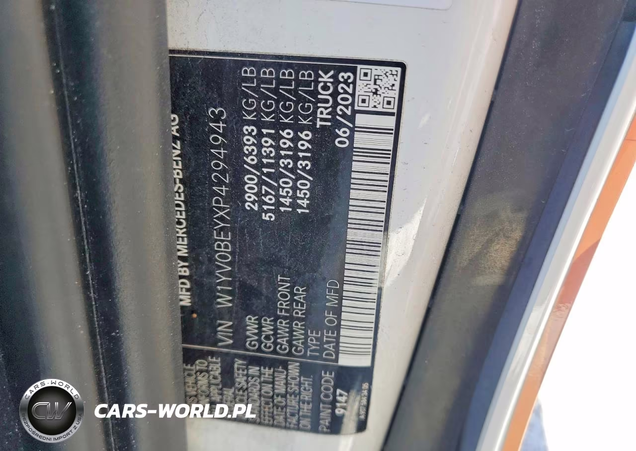 2023 Mercedes Benz Metris VIN:W1YV0BEYXP4294943 - 13