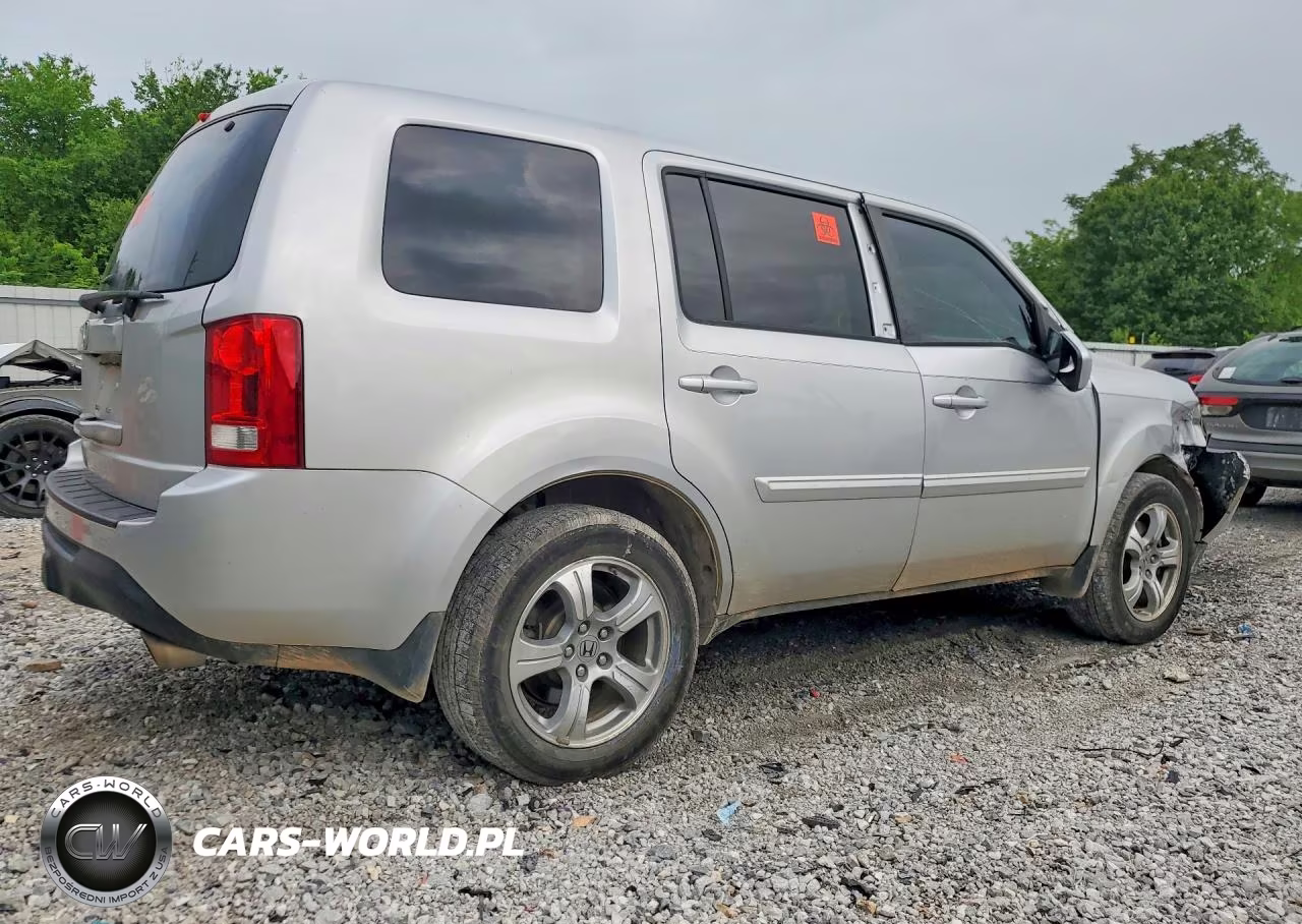 2013 Honda Pilot Exl VIN:5FNYF3H53DB027221 - 3