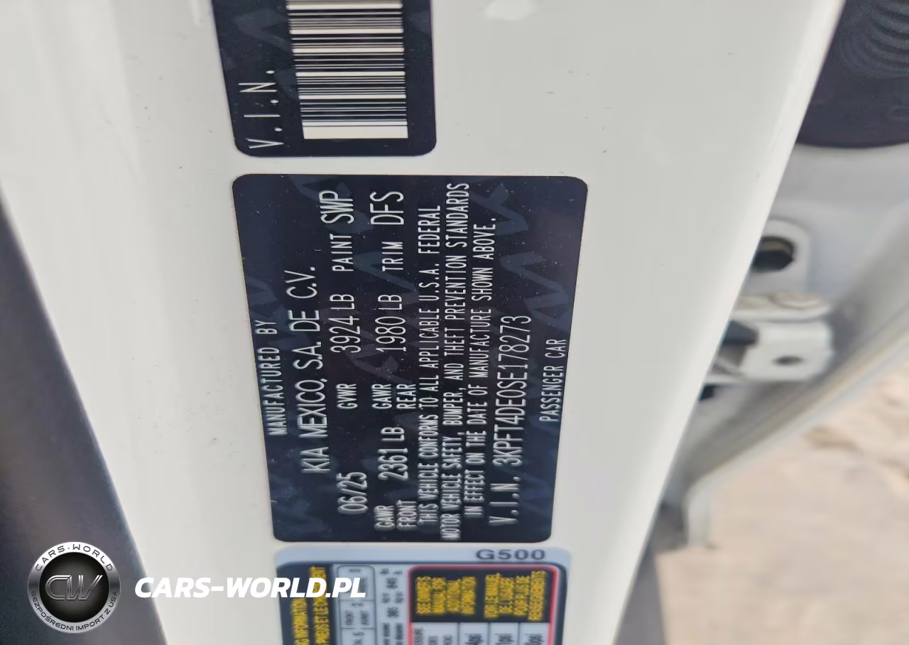 2025 Kia K4 Lxs VIN:3KPFT4DE0SE178273 - 12