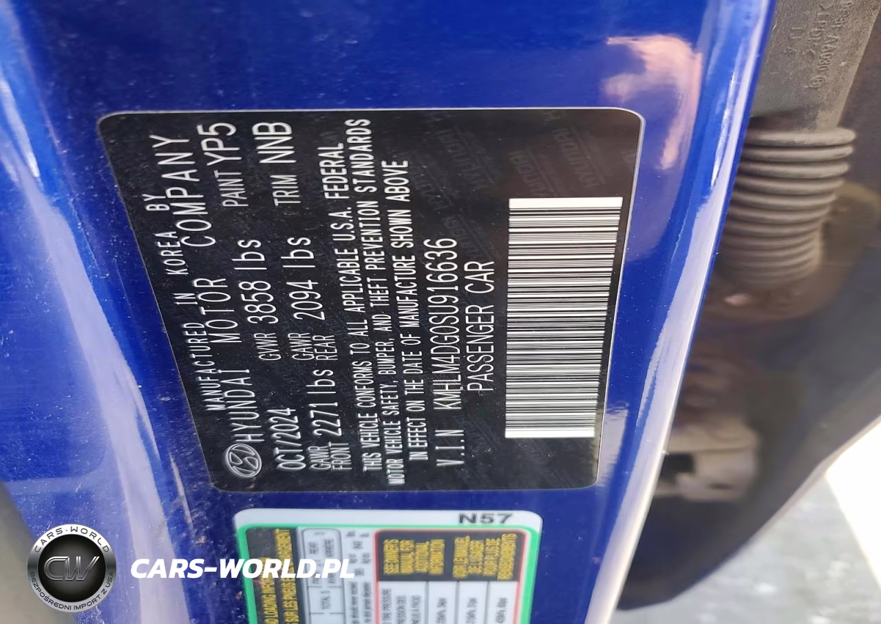 2025 Hyundai Elantra Sel Sport VIN:KMHLM4DG0SU916636 - 12