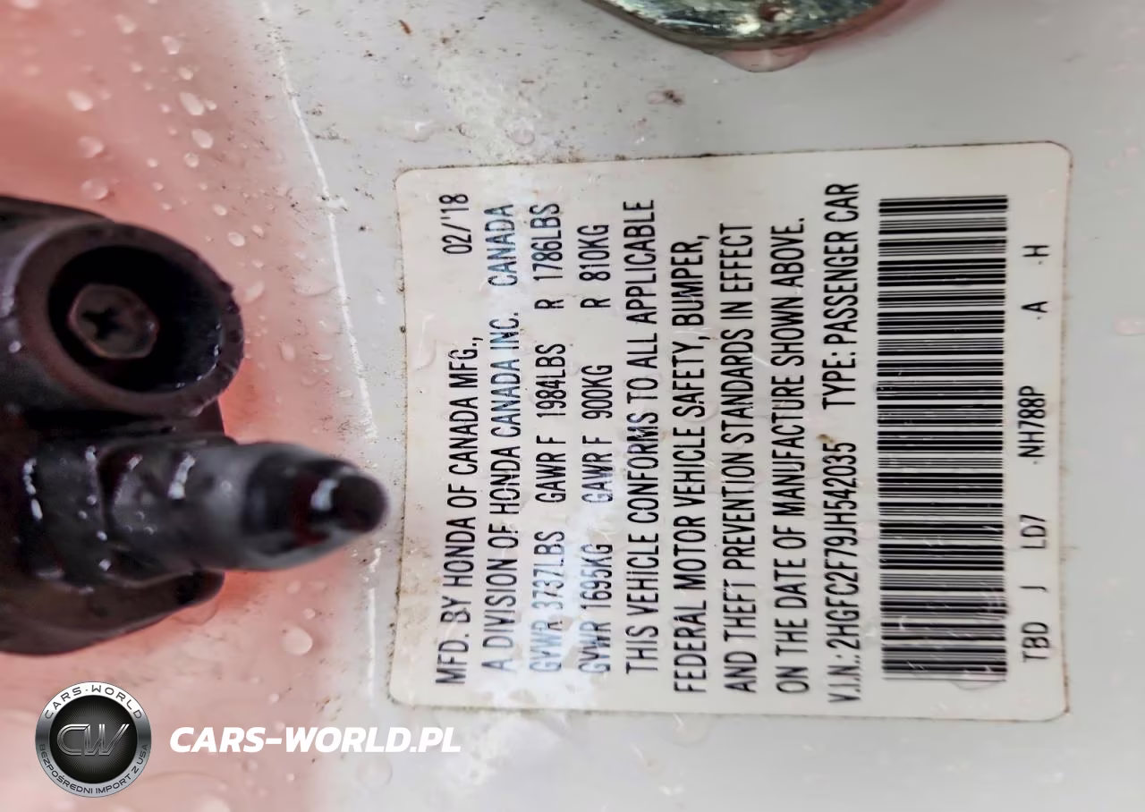 2018 Honda Civic Ex VIN:2HGFC2F79JH542035 - 12