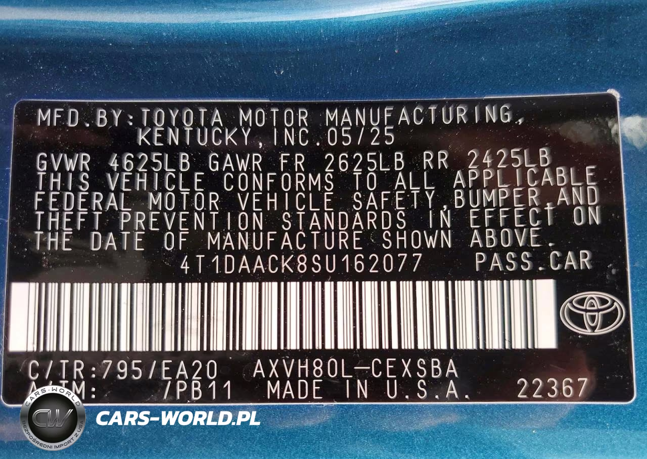 2025 Toyota Camry Se VIN:4T1DAACK8SU162077 - 12
