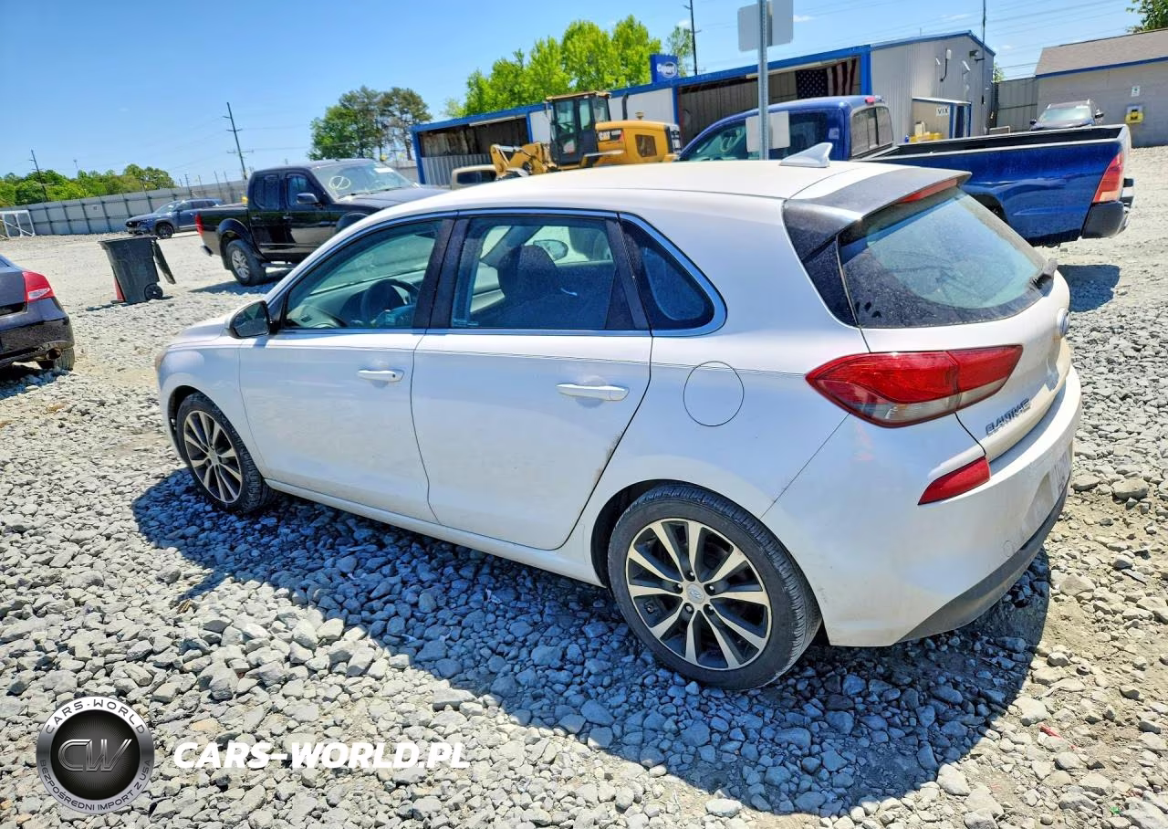 2018 Hyundai Elantra Gt Base VIN:KMHH35LE7JU013493 - 2