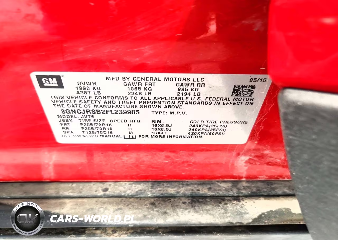 2015 Chevrolet Trax 1Lt VIN:3GNCJRSB2FL239985 - 13