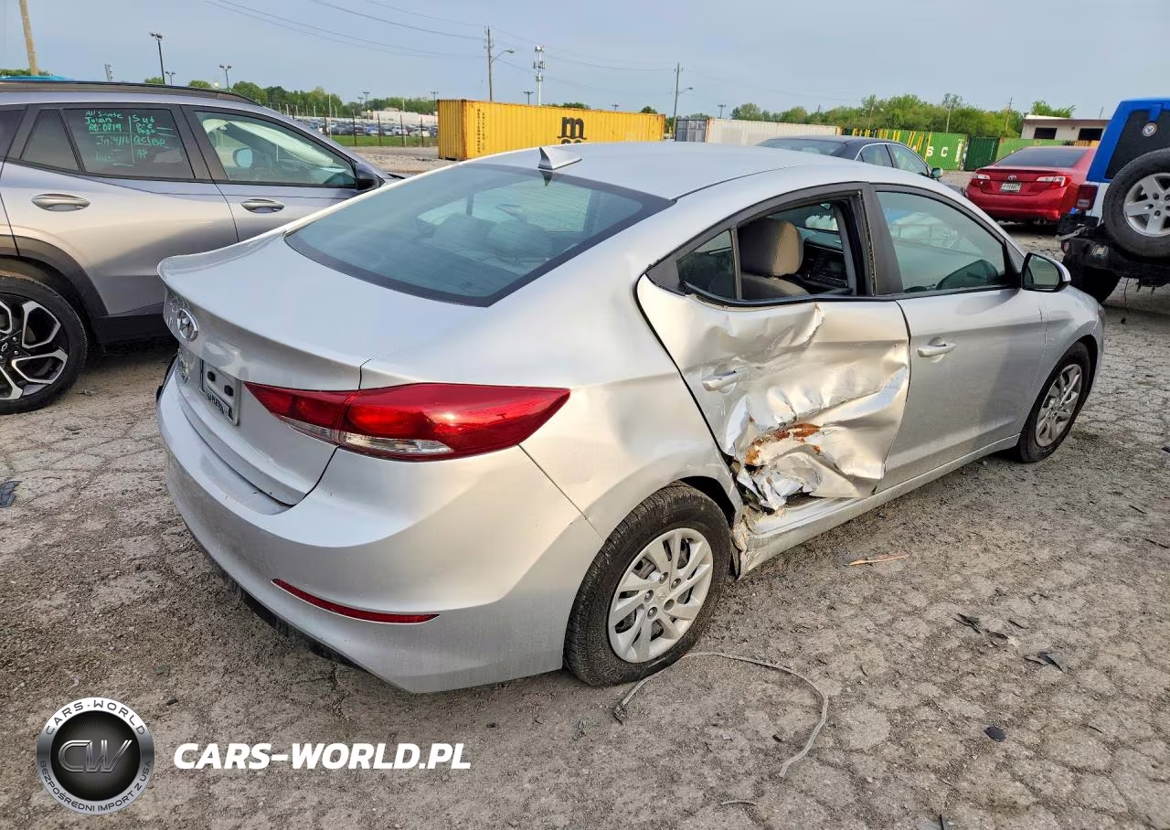 2017 Hyundai Elantra Se VIN:5NPD74LF8HH127758 - 3