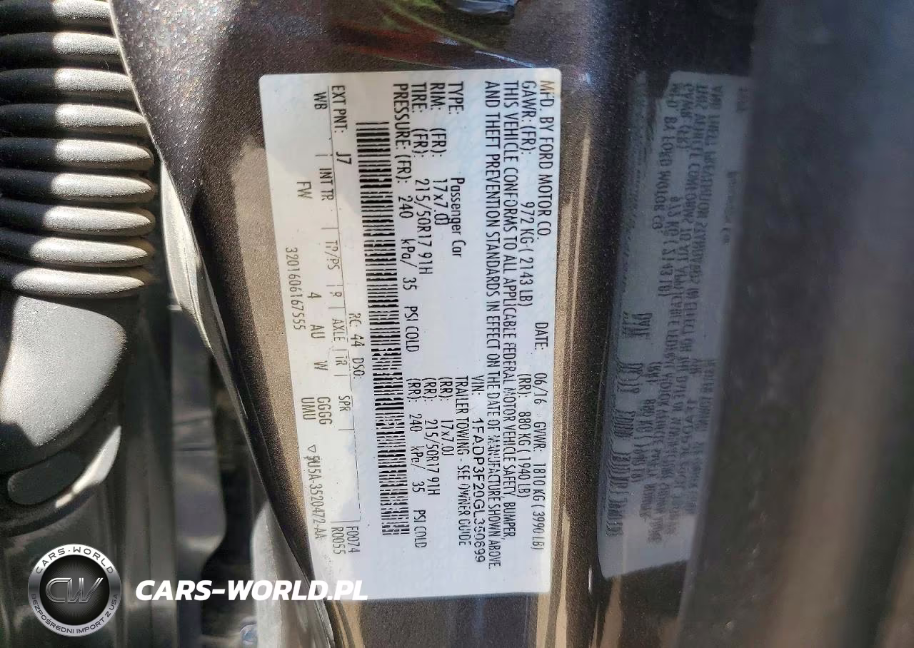 2016 Ford Focus Se VIN:1FADP3F20GL350699 - 12