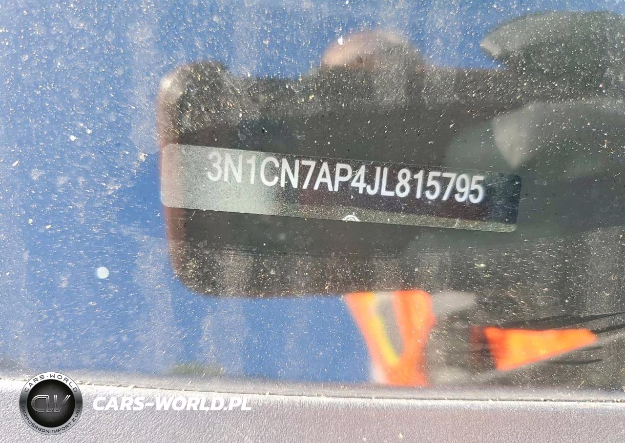 2018 Nissan Versa Sv VIN:3N1CN7AP4JL815795 - 13