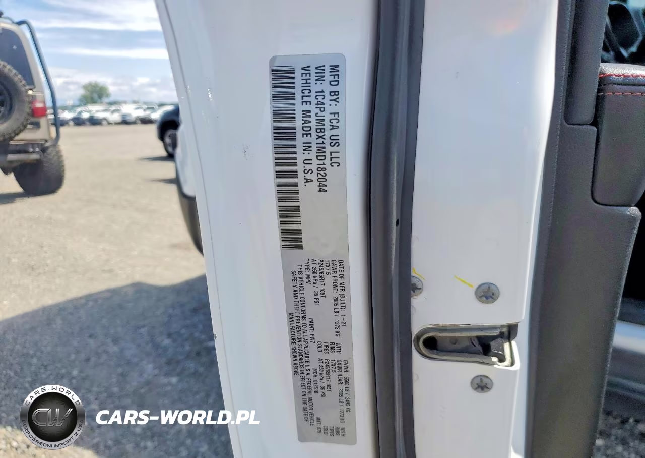 2021 Jeep Cherokee Trailhawk VIN:1C4PJMBX1MD182044 - 12