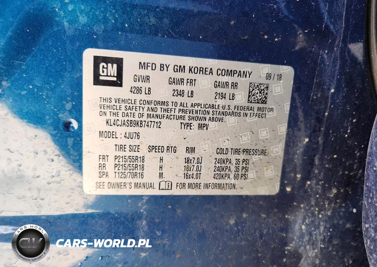 2019 Buick Encore Preferred VIN:KL4CJASB9KB747712 - 14