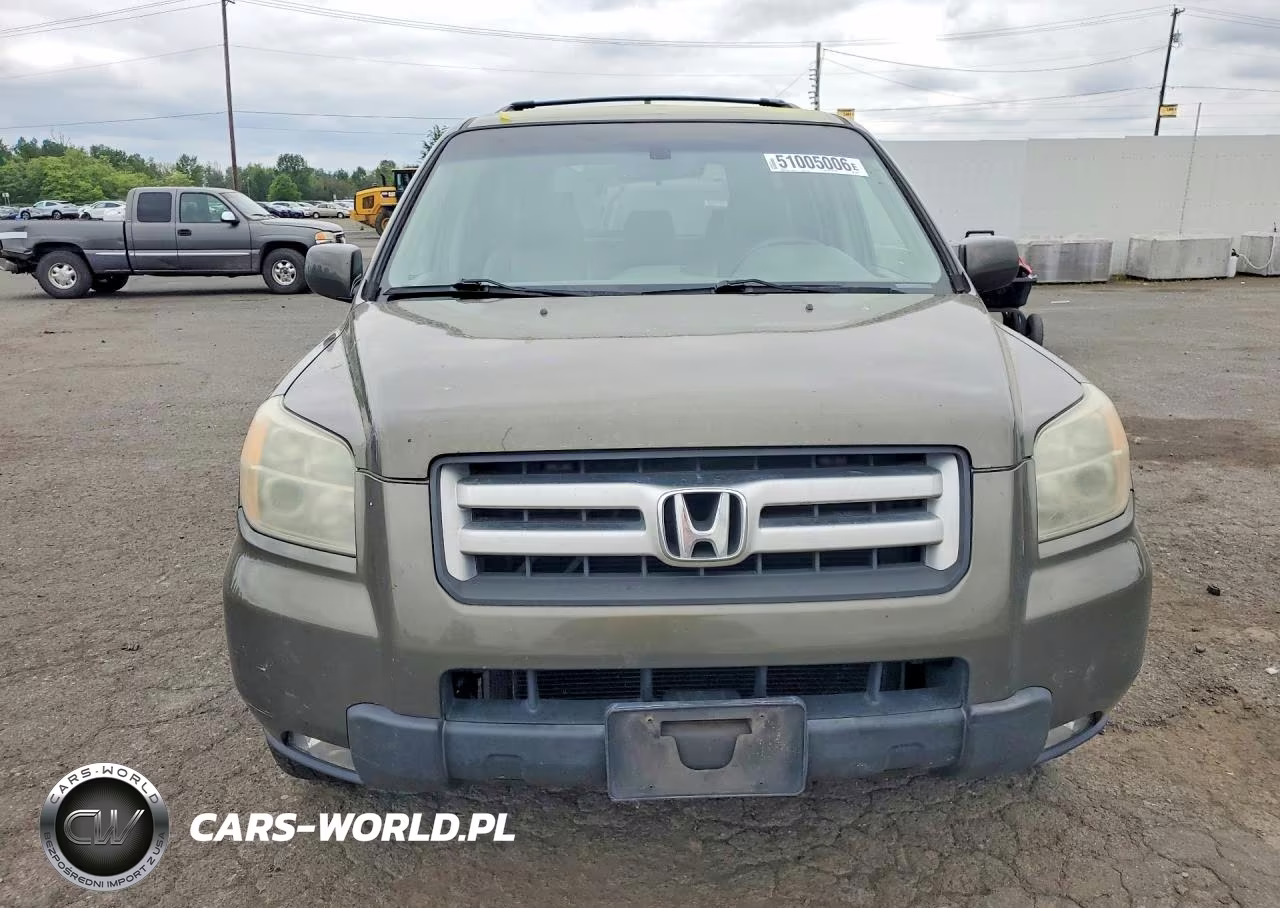 2006 Honda Pilot Ex VIN:2HKYF18676H517825 - 5