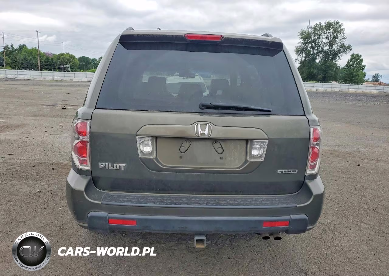 2006 Honda Pilot Ex VIN:2HKYF18676H517825 - 6