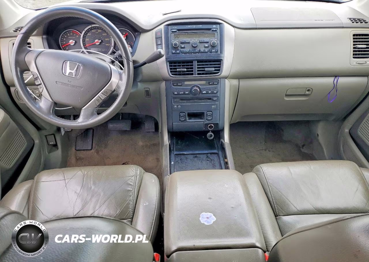 2006 Honda Pilot Ex VIN:2HKYF18676H517825 - 8
