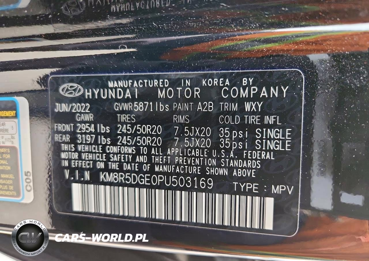 2023 Hyundai Palisade Limited VIN:KM8R5DGE0PU503169 - 13
