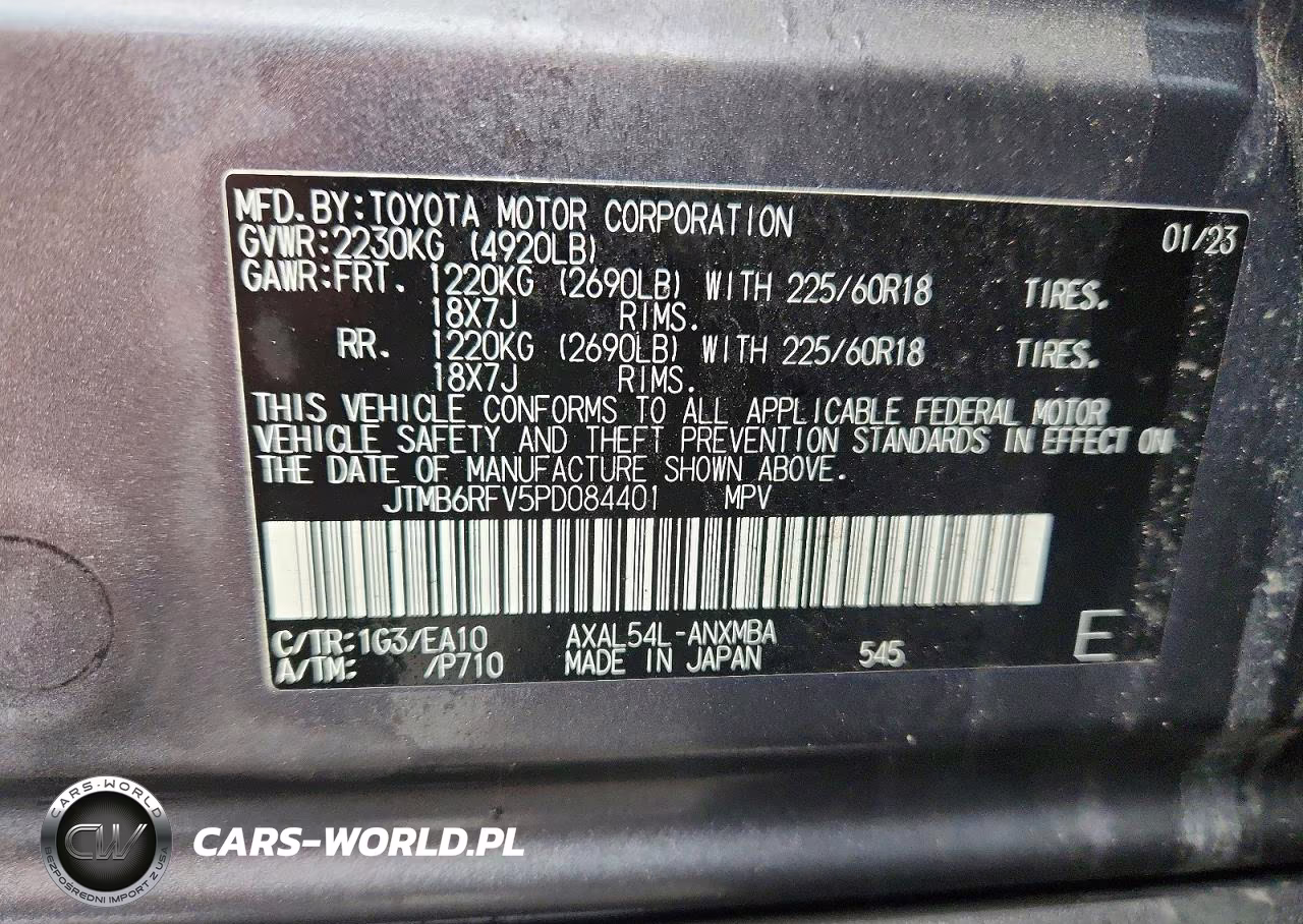 2023 Toyota Rav4 Xle Premium VIN:JTMB6RFV5PD084401 - 13