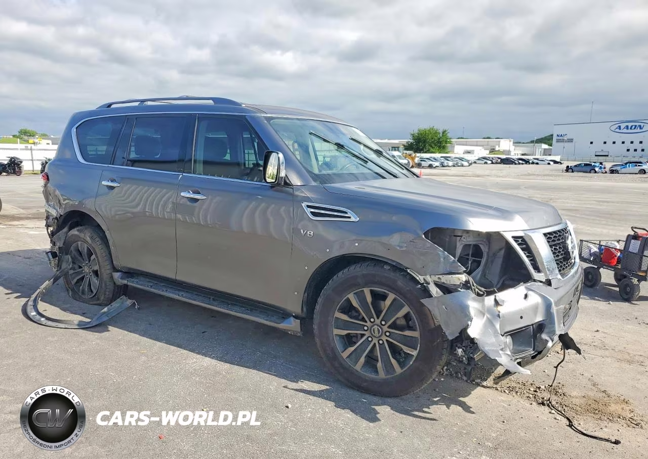 2019 Nissan Armada Platinum VIN:JN8AY2NE0K9758100 - 4