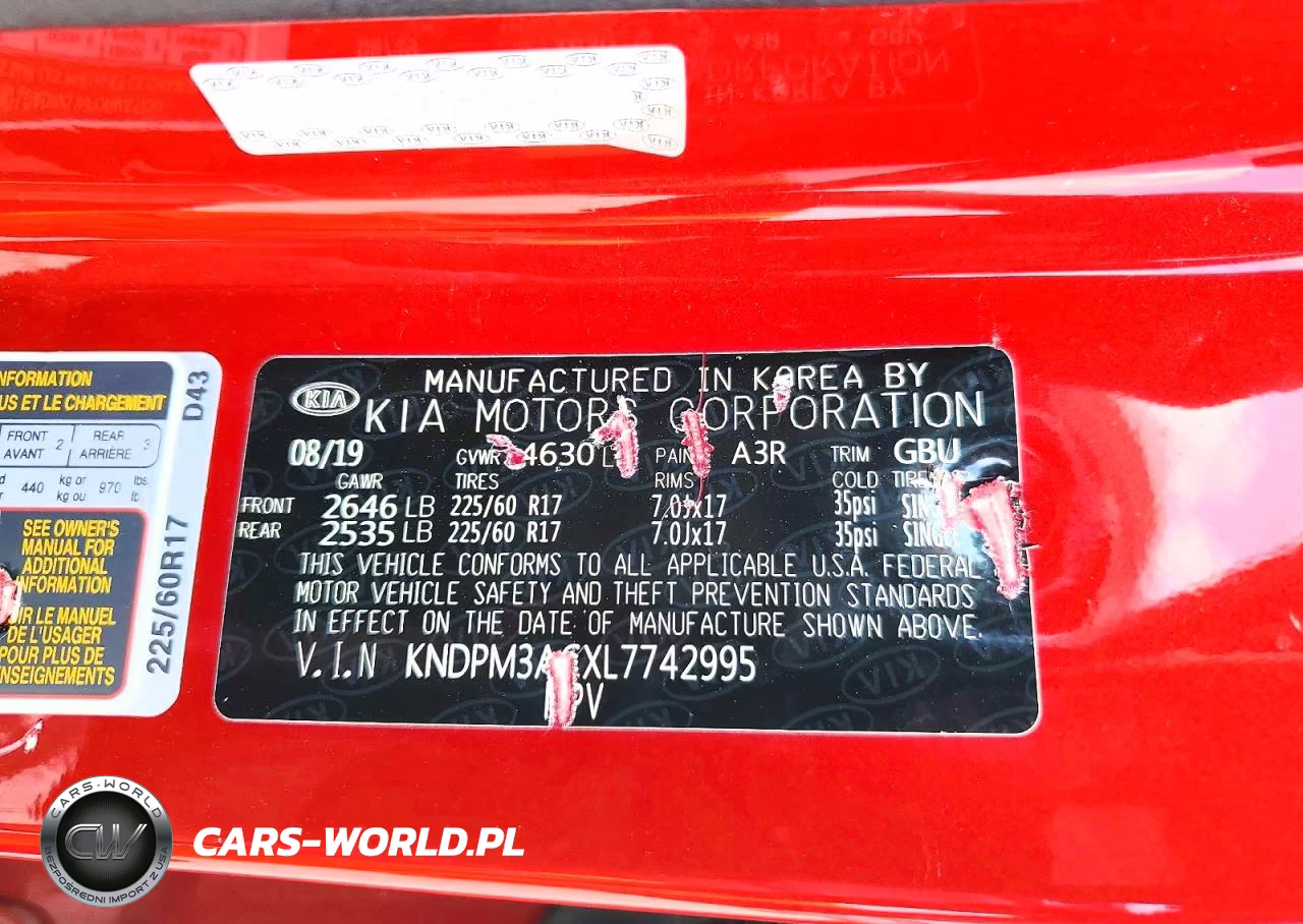 2020 Kia Sportage Lx VIN:KNDPM3ACXL7742995 - 13