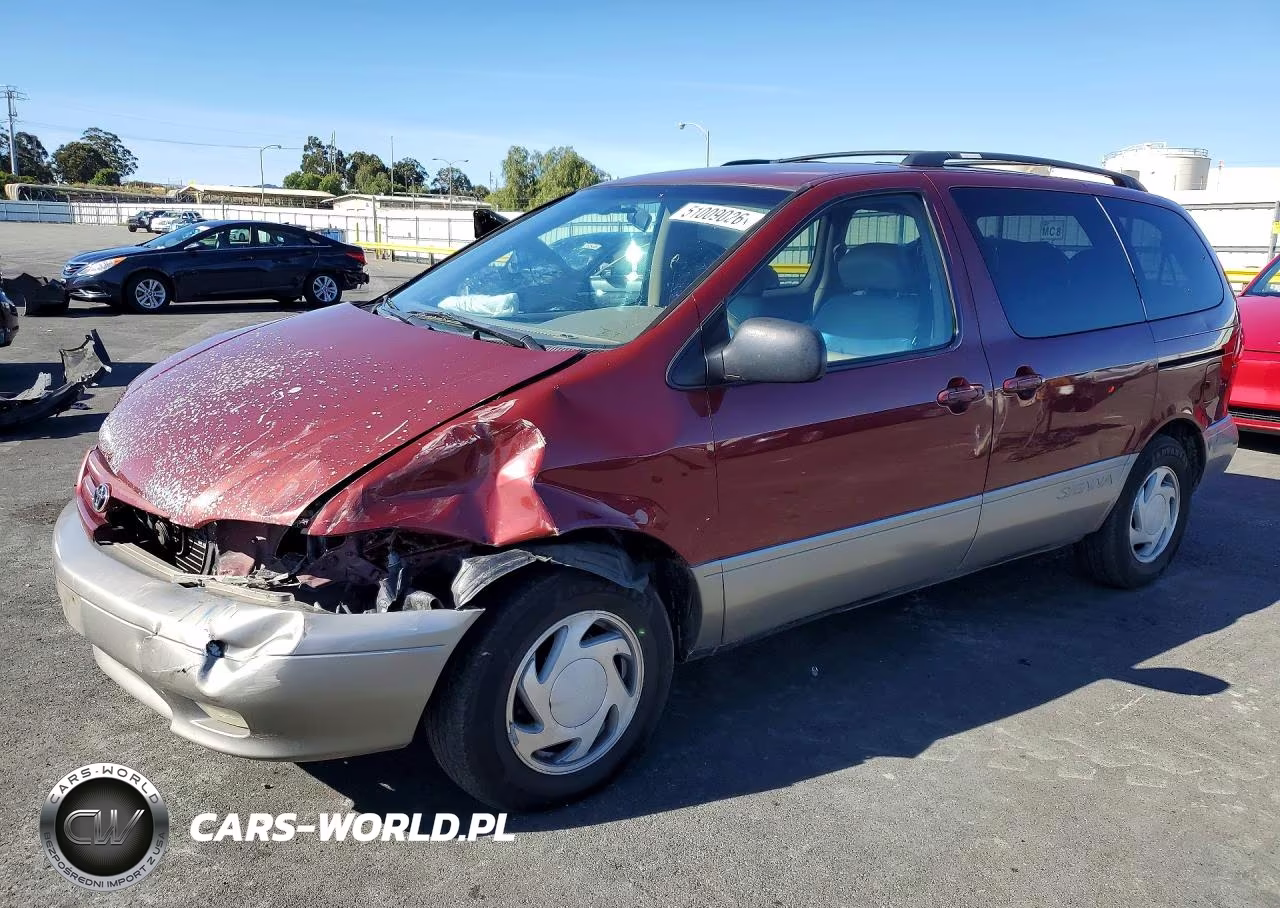 2002 Toyota Sienna Xle VIN:4T3ZF13C82U490364 - 1