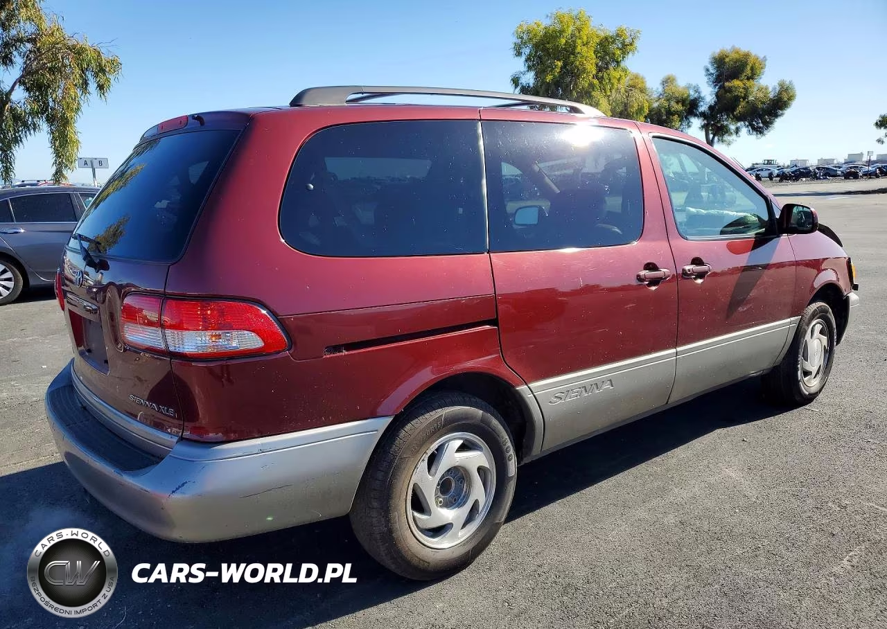 2002 Toyota Sienna Xle VIN:4T3ZF13C82U490364 - 3