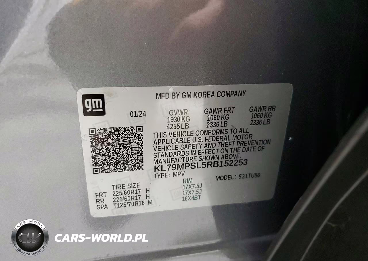 2024 Chevrolet Trailblazer Lt VIN:KL79MPSL5RB152253 - 13