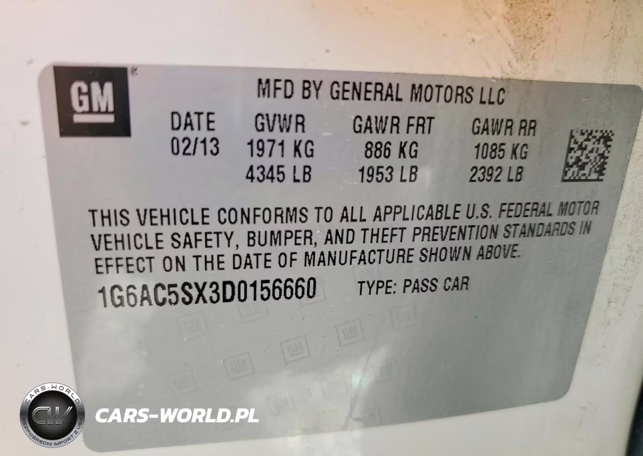 2013 Cadillac Ats Performance VIN:1G6AC5SX3D0156660 - 12