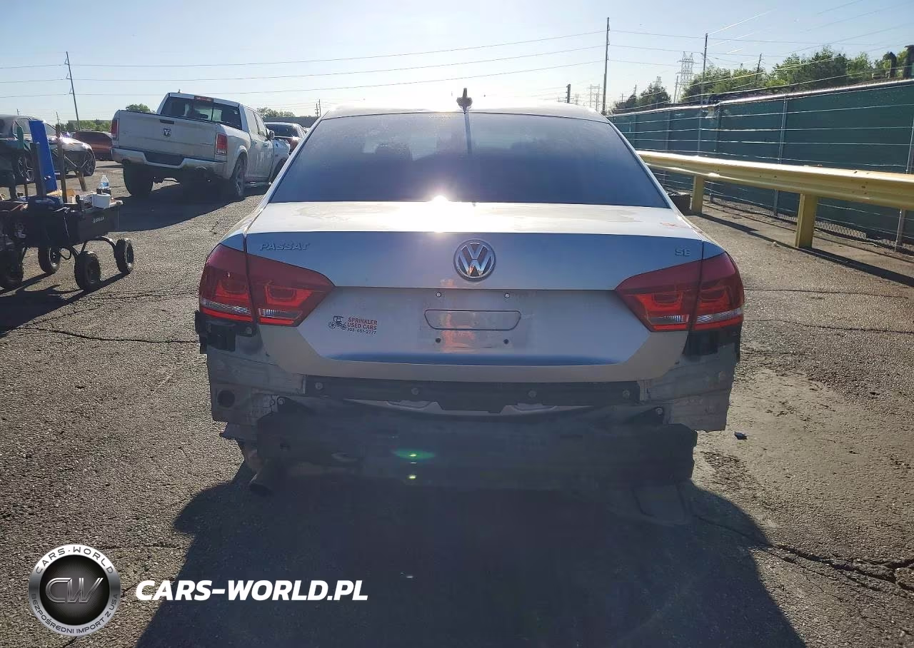 2013 Volkswagen Passat Se VIN:1VWBH7A34DC003410 - 6