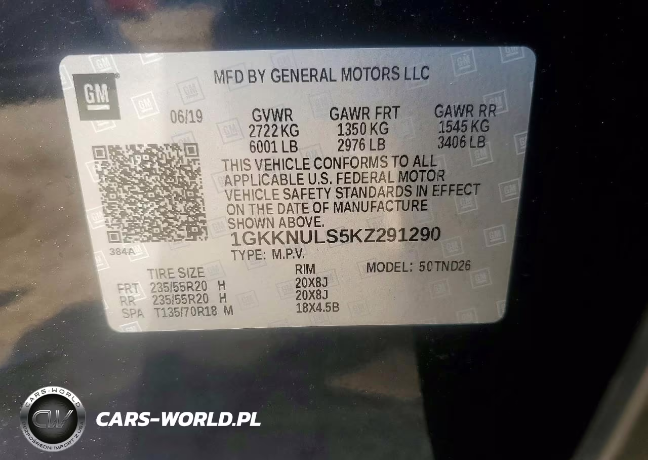 2019 GMC Acadia Slt-1 VIN:1GKKNULS5KZ291290 - 14