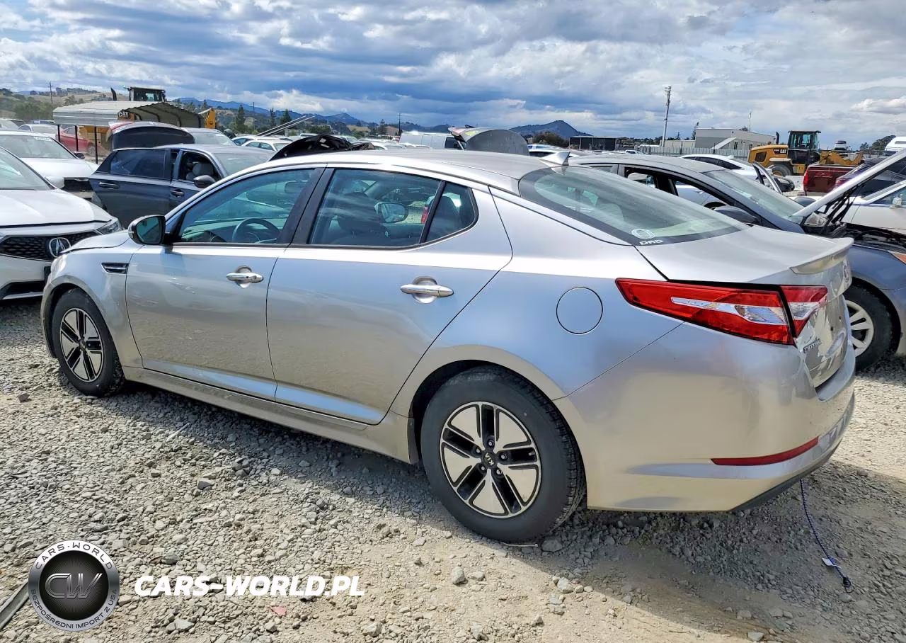 2012 Kia Optima Hybrid Lx VIN:KNAGM4AD0C5033161 - 2